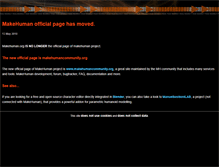 Tablet Screenshot of makehuman.org